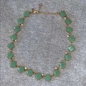 Jade statement necklace
